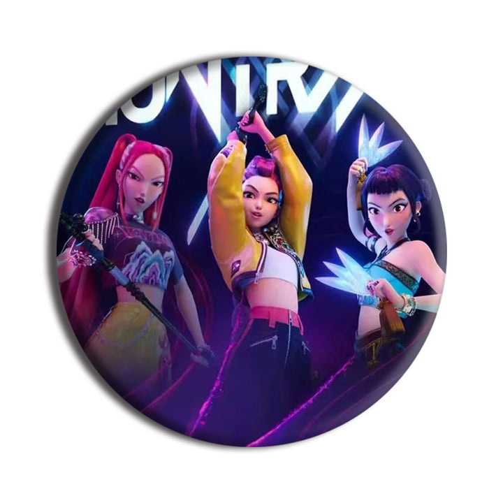 K-pop Demon Hunters Inspired Badges