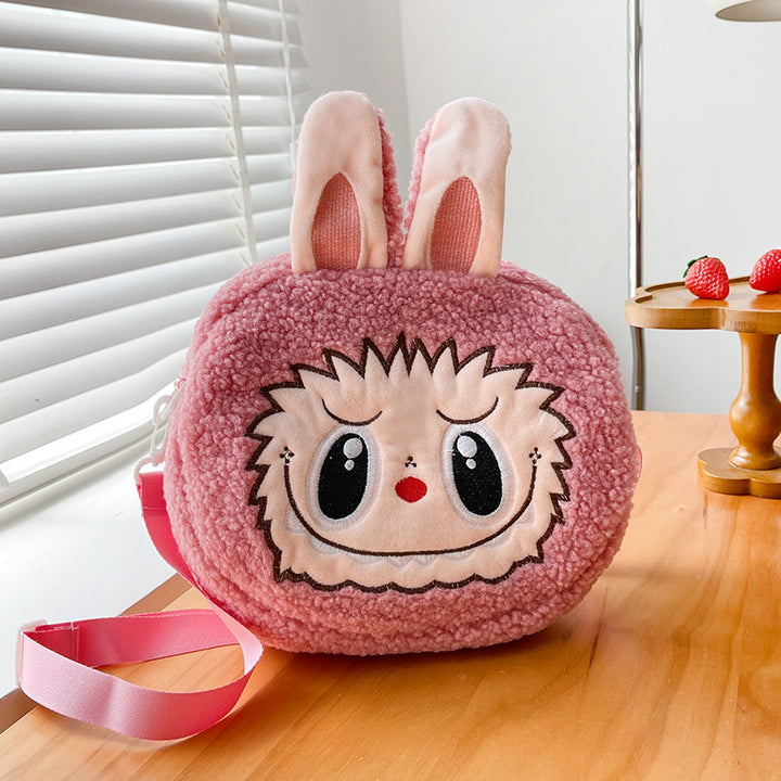 Labubu Cartoon Plush shoulder crossbody Bag