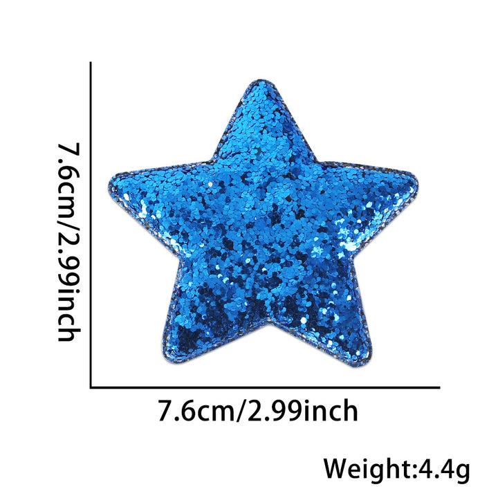 4th of July star sequin hair clip for kids&adults
