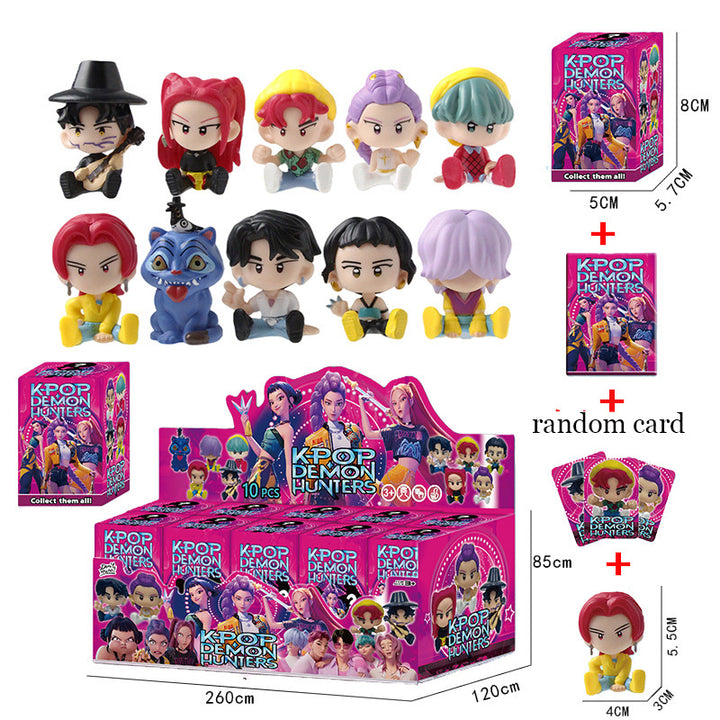 KDH K-pop inspired cute character dolls blind box-10unit