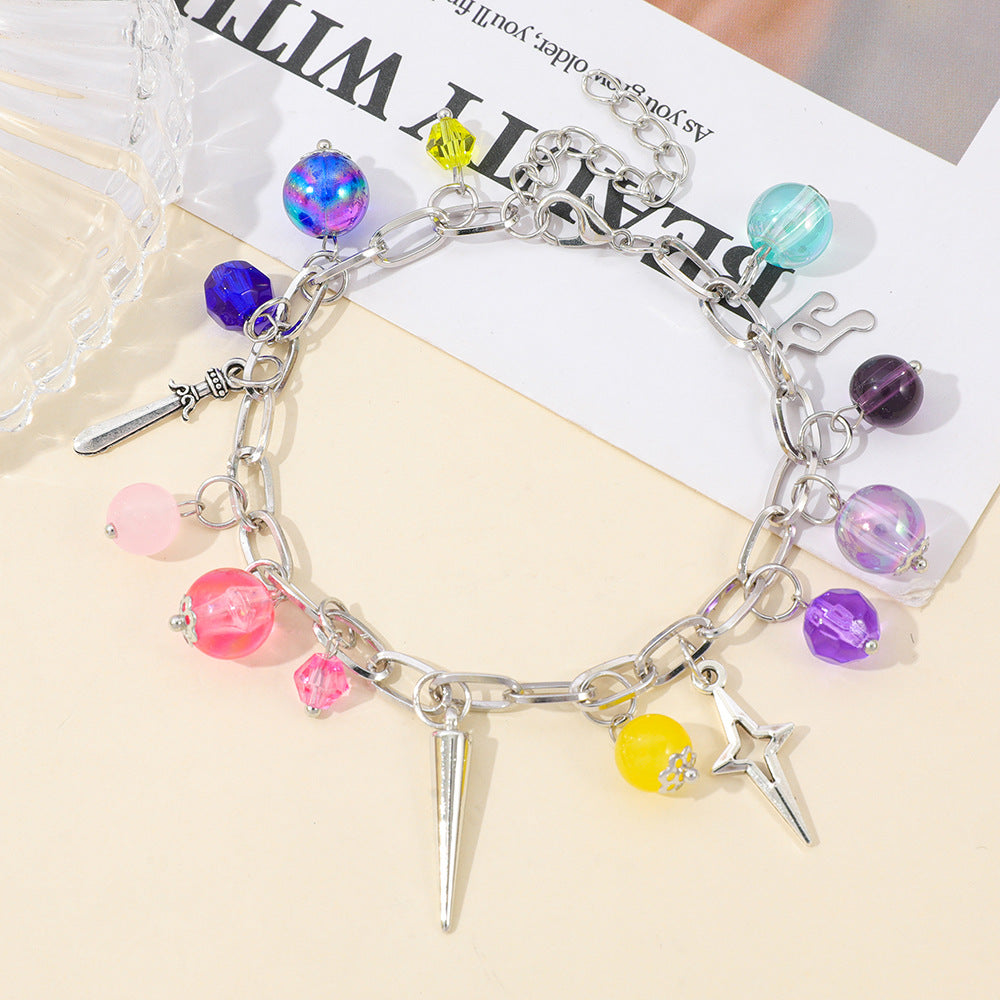 Kpop Demon Hunters beaded alloy bracelet