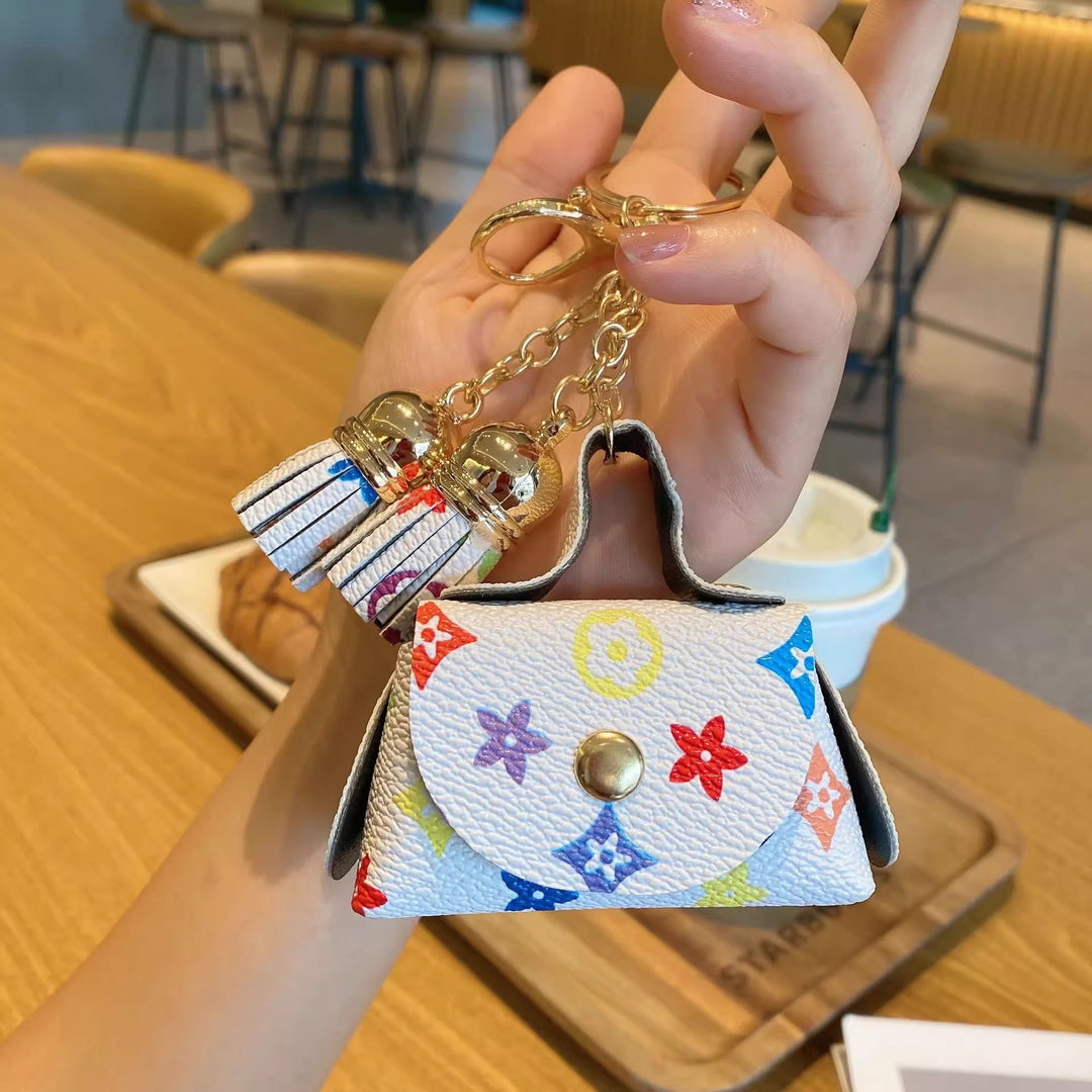 Designer mini Bag keychain coin purse