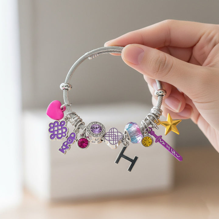 Kpop Demon Hunters beaded alloy bracelet