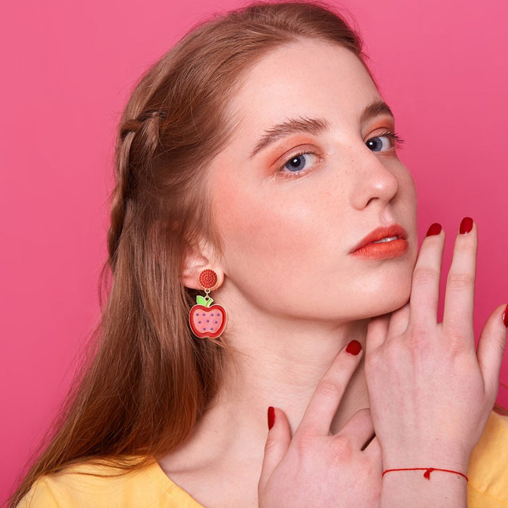 Back to school Teacher candy color earrings Teacher's Day gift