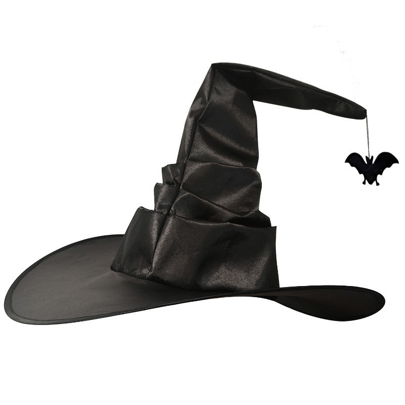Halloween Party witch hat Large Ruched Witch Hat