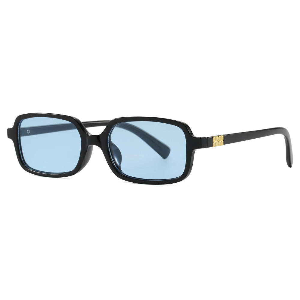 Square small frame sunglasses for women