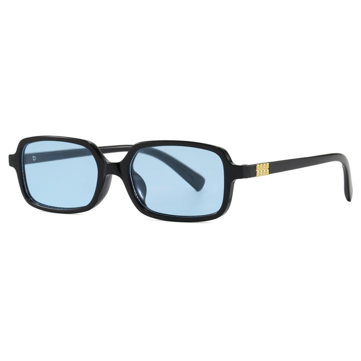 Square small frame sunglasses for women
