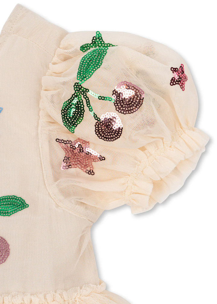 Rainbow sequin fairy tale dream tutu puff dress for girls-preorder