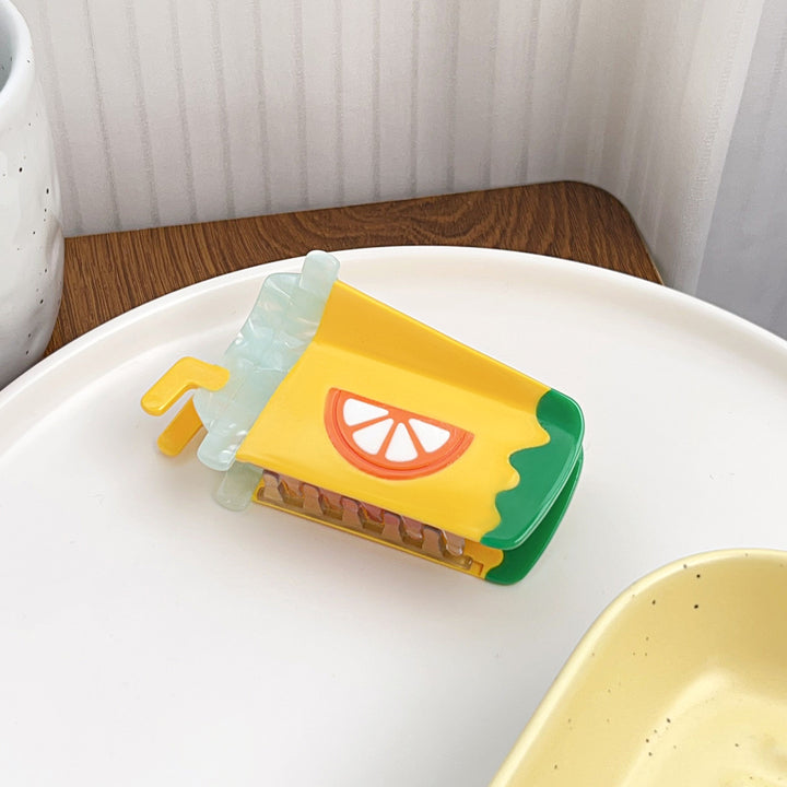 Cute hamburger hair claw clip fast food theme Childish hair clip