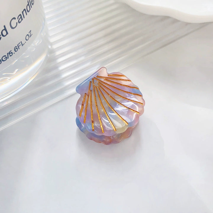 Seaside Shell shape mini hair clip