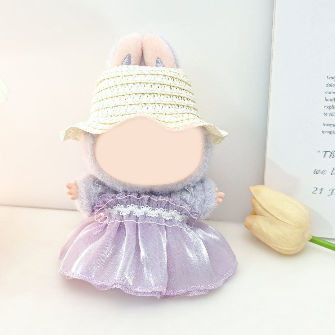 Labubu Pearlescent princess mesh dress dolls clothes
