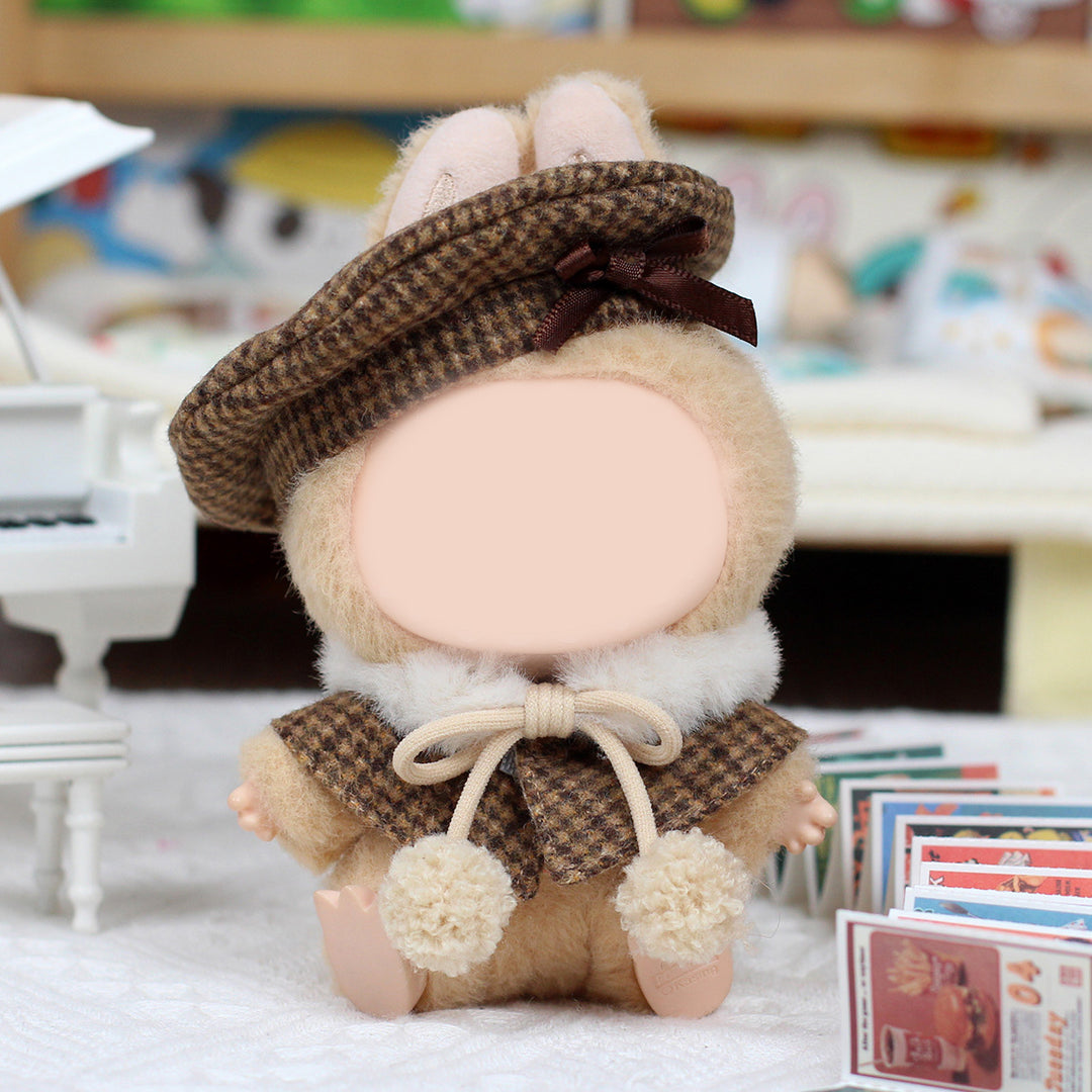 British retro style cape suit for sitting labubu