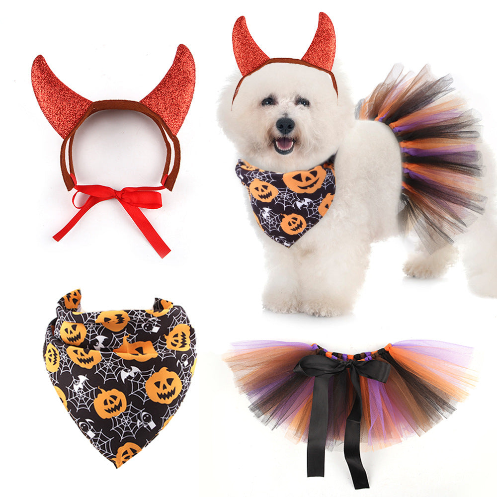Halloween pet costumes Puppy Kitten Halloween party dress up