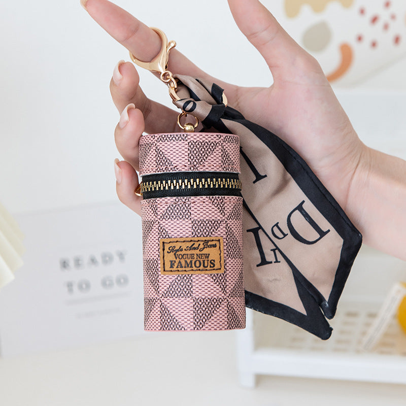 Designer mini Bag keychain lipstick bag