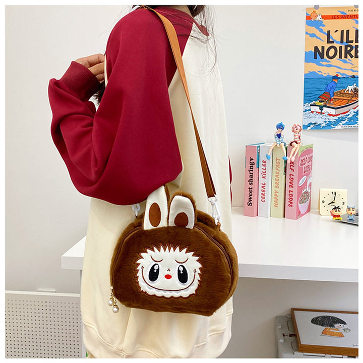 Labubu Cartoon Plush shoulder crossbody Bag