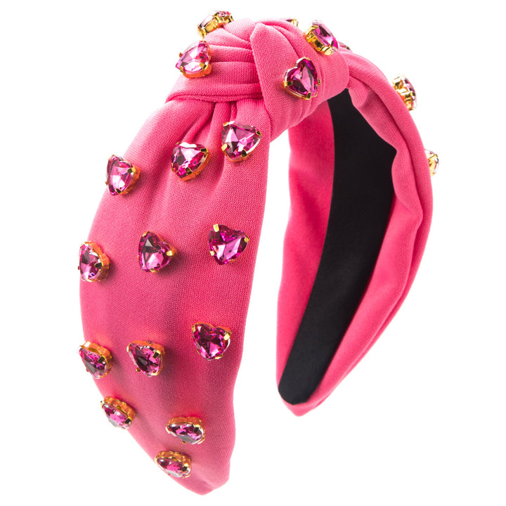 Valentine's day heart shape diamond deco shining Headband