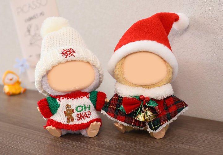 Labubu Christmas dress up dolls Xmas clothes