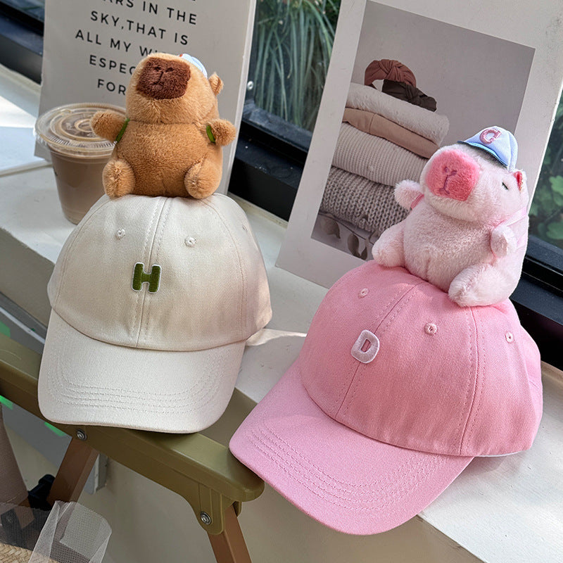 Capybara funny baseball cap parent-child baseball cap