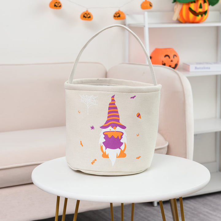 Halloween large capacity candy basket for kids