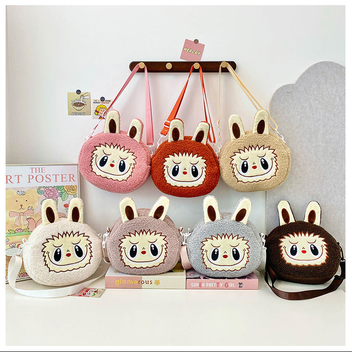 Labubu Cartoon Plush shoulder crossbody Bag