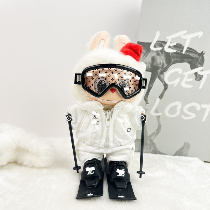 Labubu luxury ski wear snowboard 4pcs set