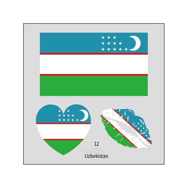 2026 FIFA World Cup national Flag Water Transfer Tattoo Stickers-10sheets