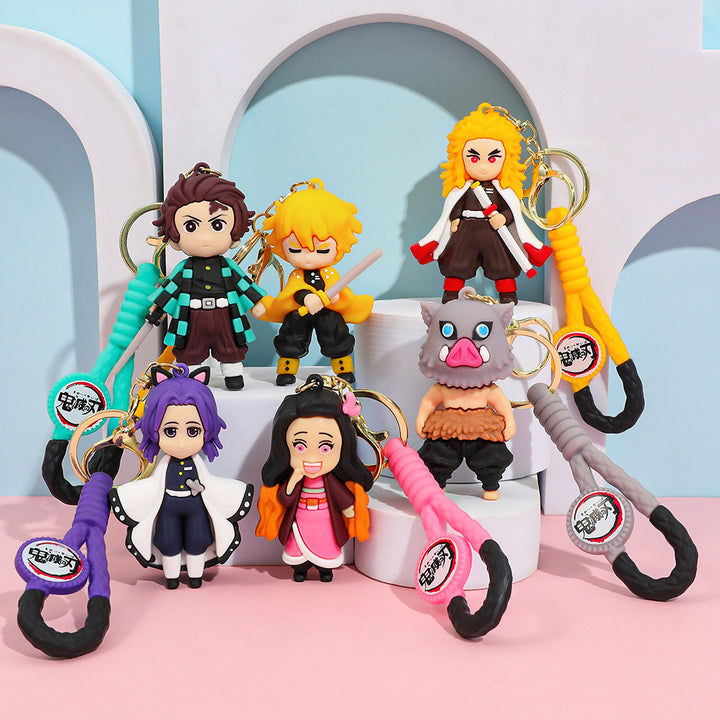 Demon Slayer: Kimetsu no Yaiba characters keychain