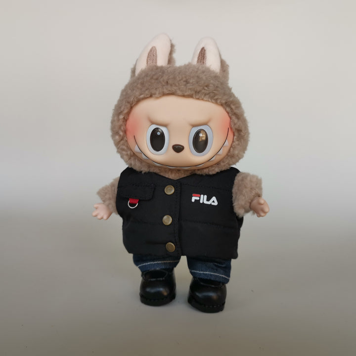 Labubu down jacket winter vest jacket for dolls