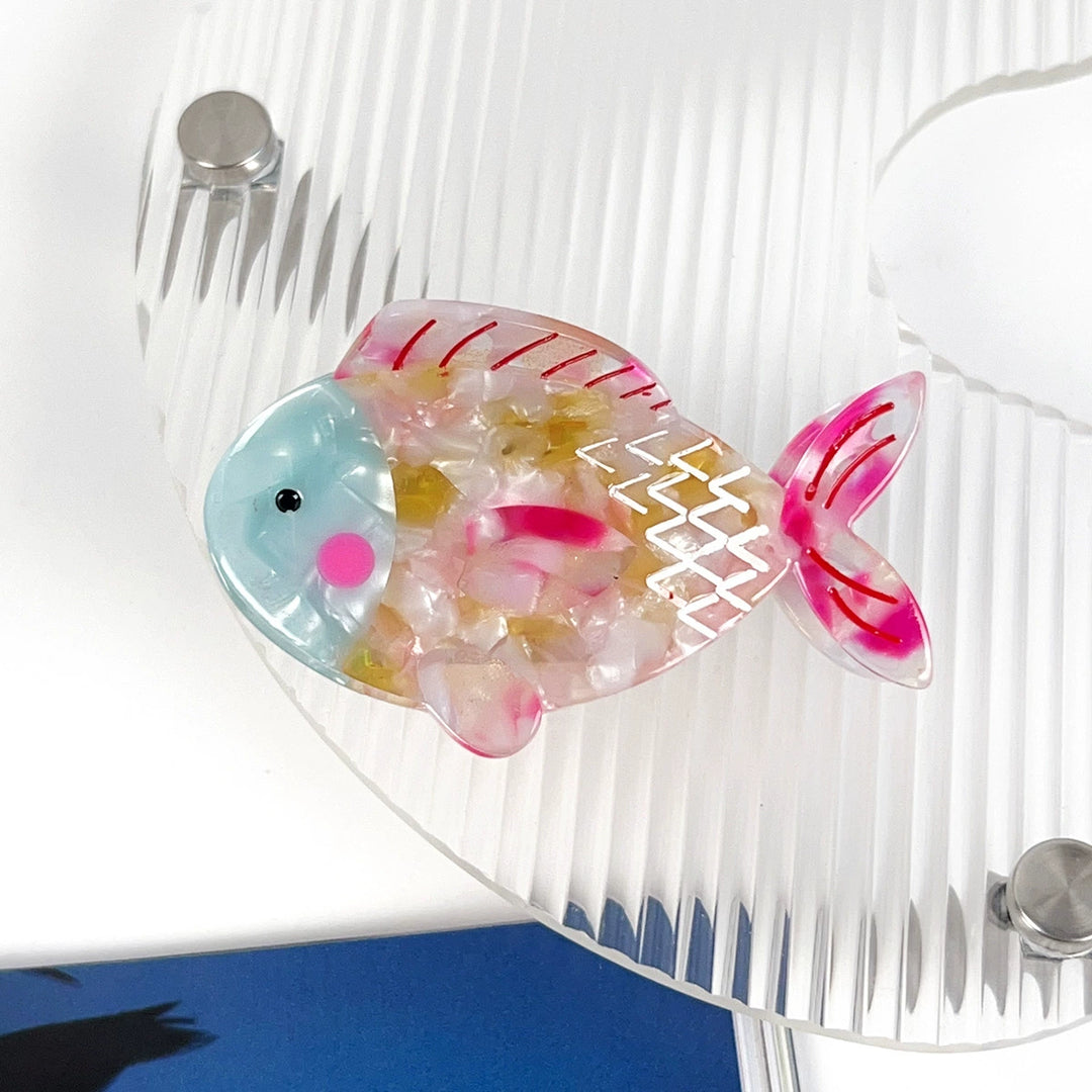 Goldfish acetic hair hark clip Personalized hair clip