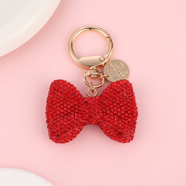 Bow diamond keychain gift for girlfriend&mother