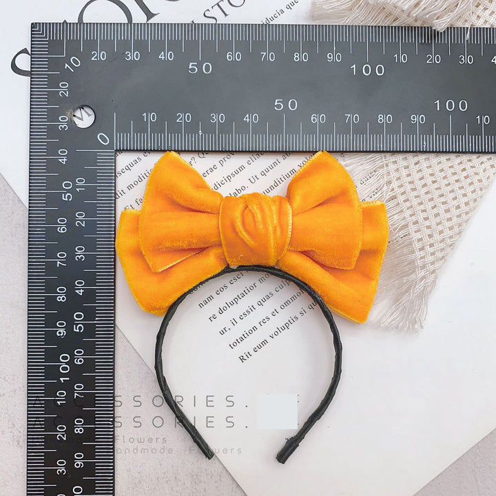 Handmade Velvet Bow Headband for dolls labubu headband