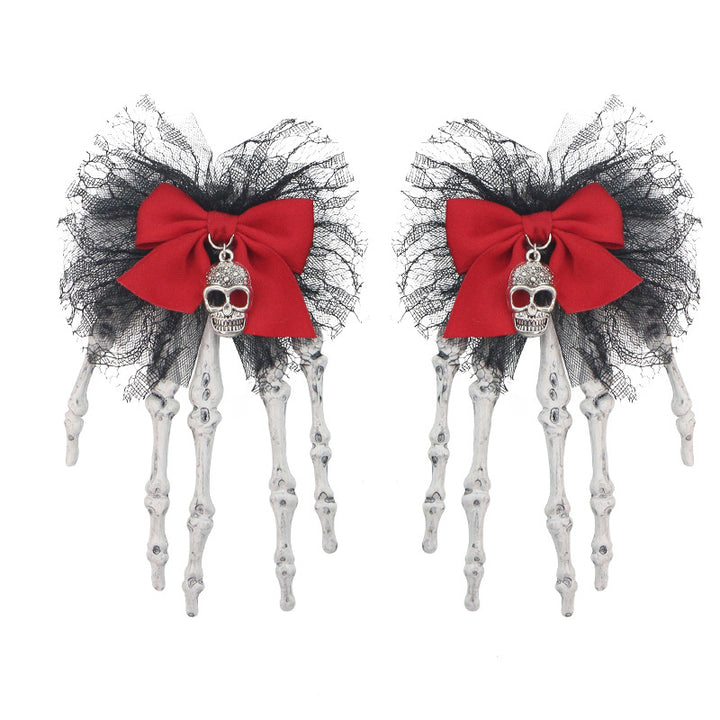 Halloween Skeleton Hand Hair Clip Halloween Party hair accessories