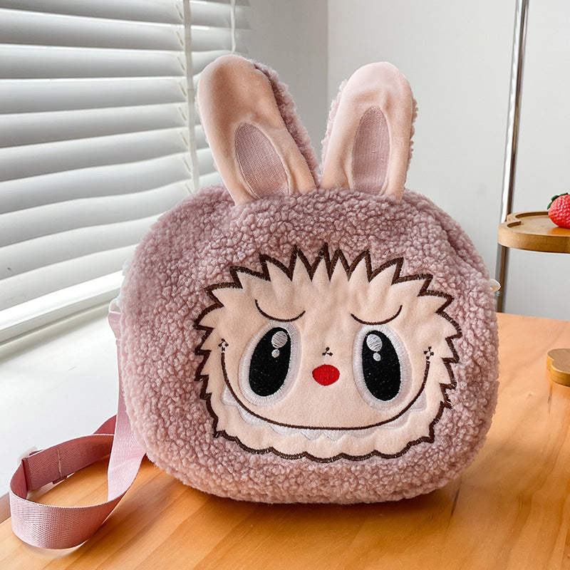 Labubu Cartoon Plush shoulder crossbody Bag