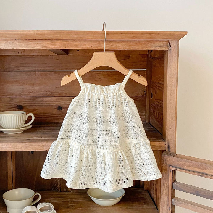 Baby Hollow Lace Suspender Dress
