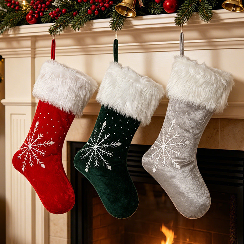 2026 Embroidered Christmas Stocking Knitted Family Stocking with Name