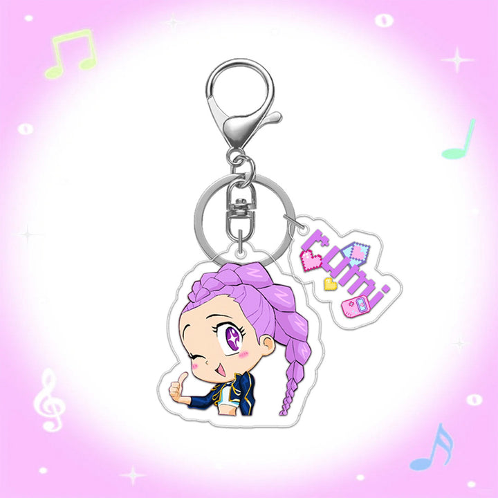 Kpop Demon Hunters acrylic mini keychain