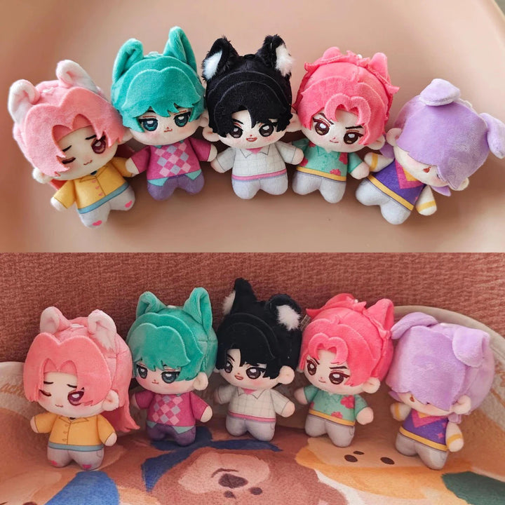 KPop Demon Hunters Saja boys cartoon plush toy-5pcs set