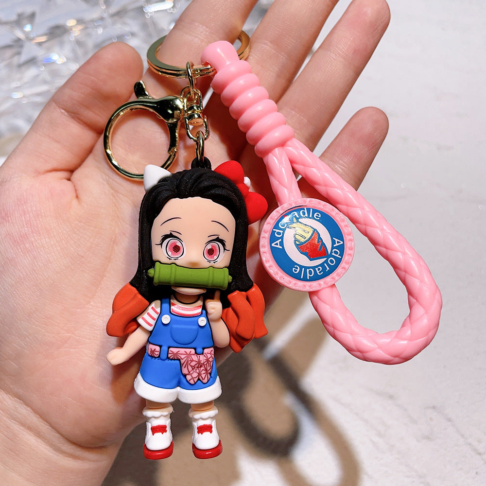 Demon Slayer: Kimetsu no Yaiba characters dress-up keychain