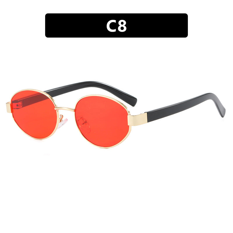 Retro Oval Sunglasses for Women