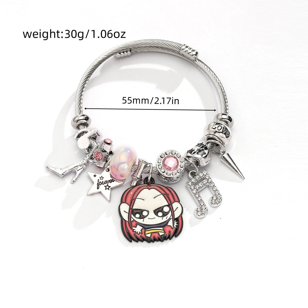 KPOP demon hunters Rumi Mira Zoey beaded bracelet