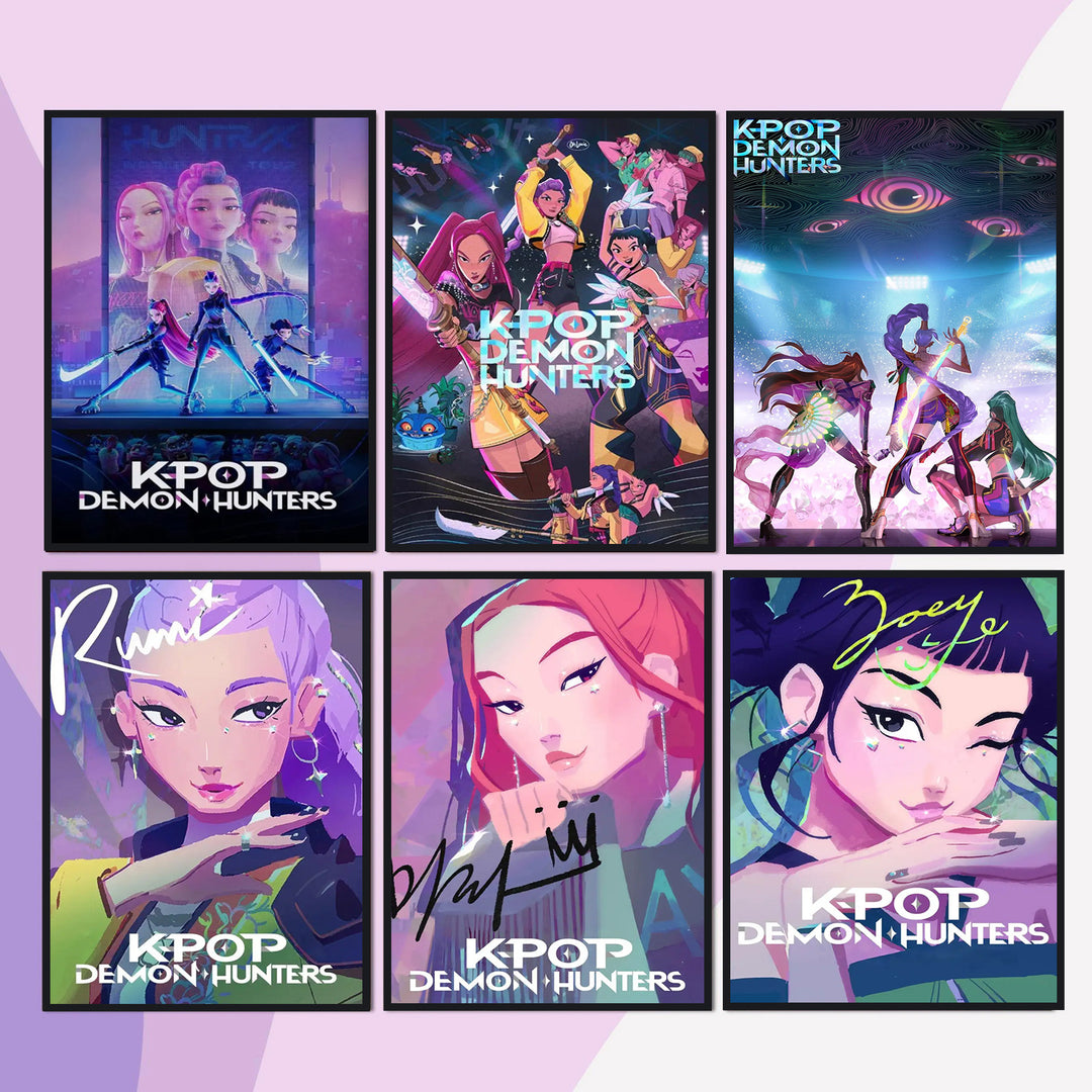 K-pop Demon Hunters Printed posters
