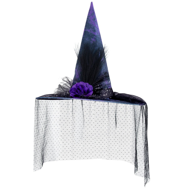 Halloween Mesh Witch Hat Festival Witch Hat