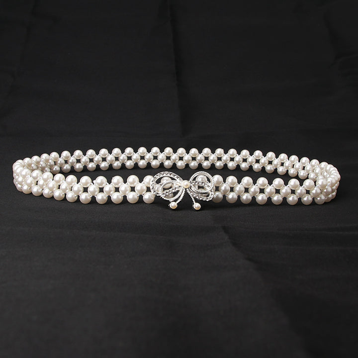 Women's Pearl Elastic Belt