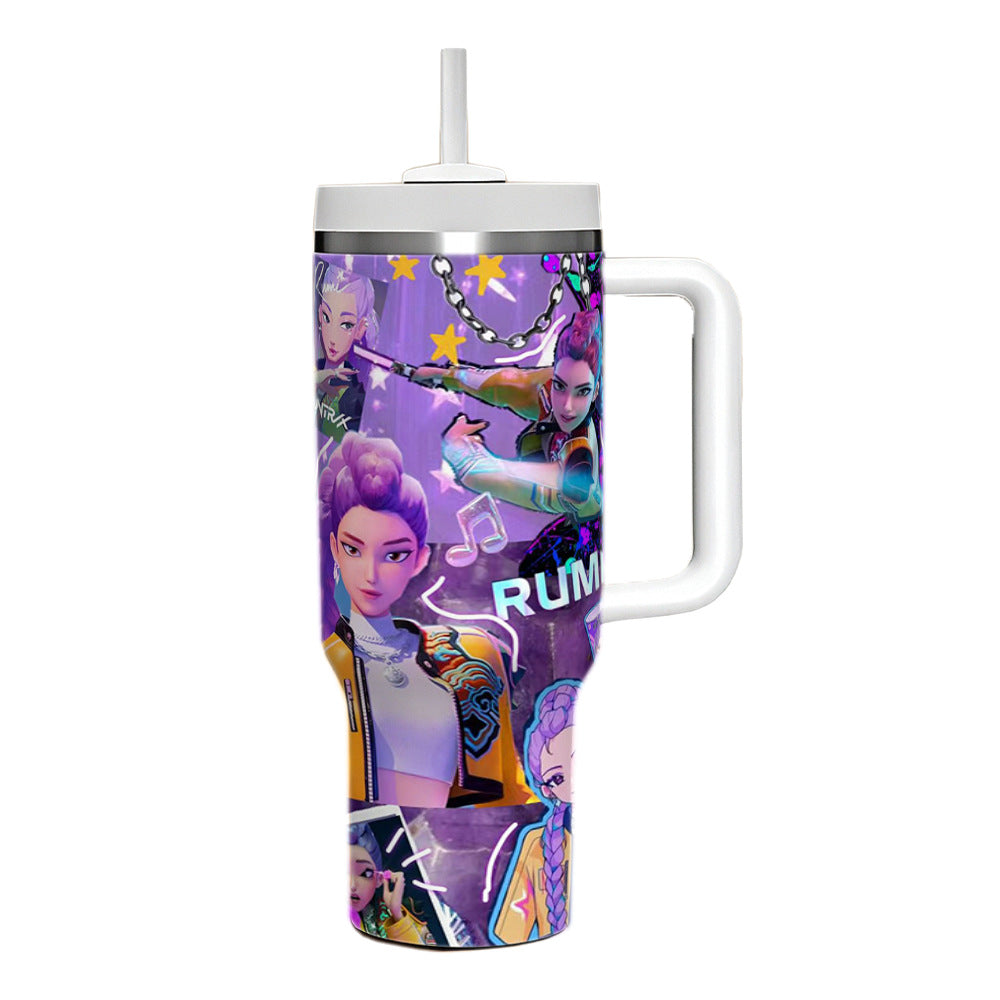 KDH K-pop inspired Stainless steel thermos Cups travel Tumblers-40oz