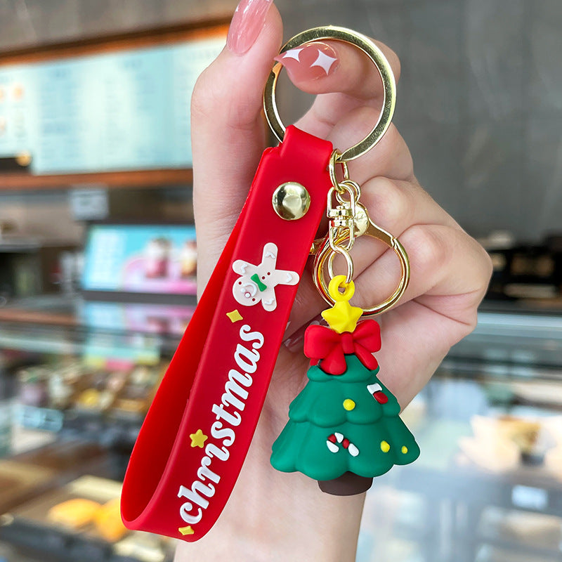 Christmas cute keychain pendant xmas gift