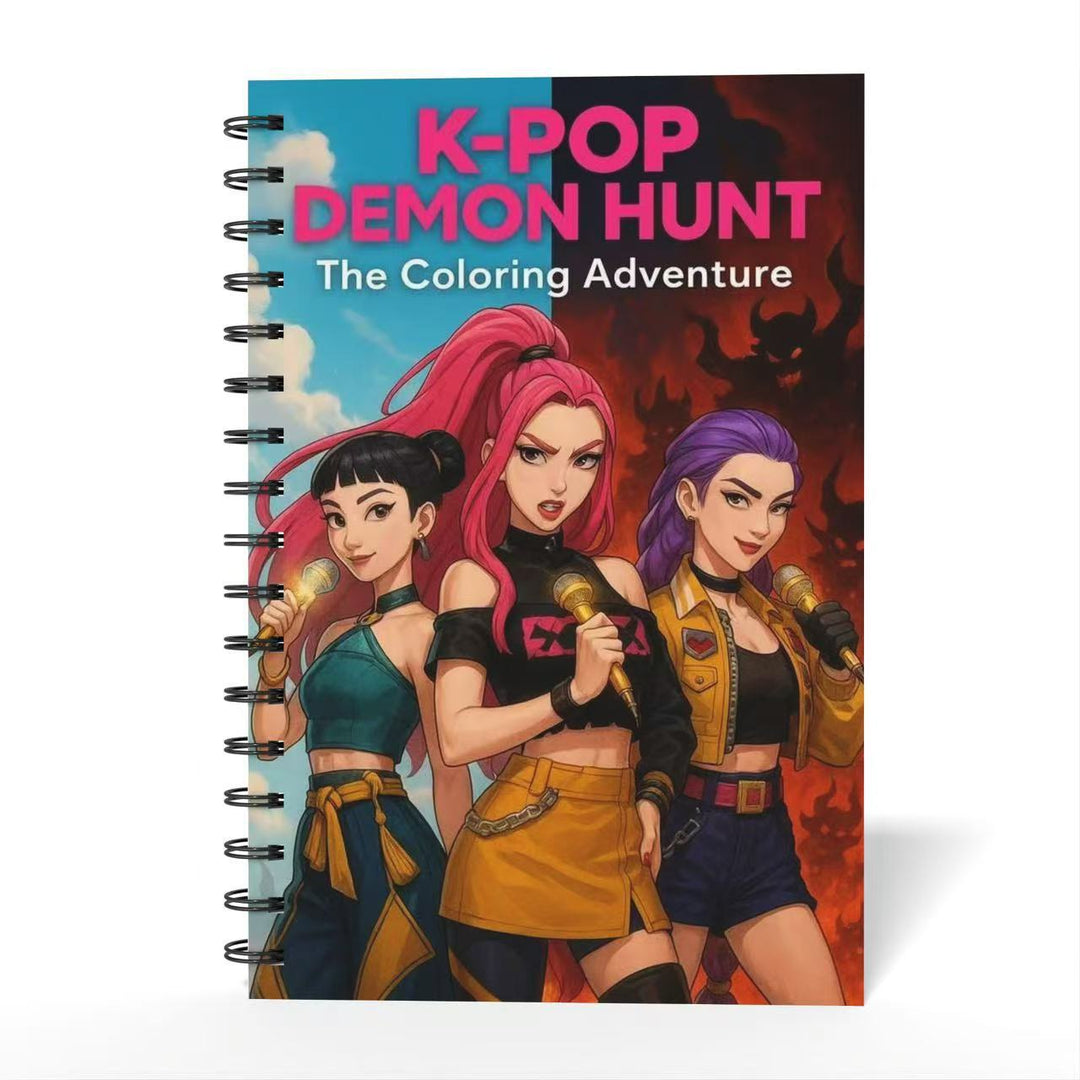 Kpop Demon Hunters coil notebook