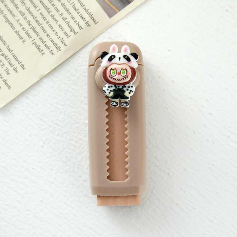 Labubu push-pull eraser cute labubu rubber eraser