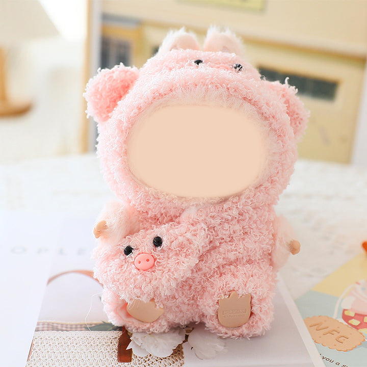 Labubu Furry cute animal clothing dolls Costume clothes
