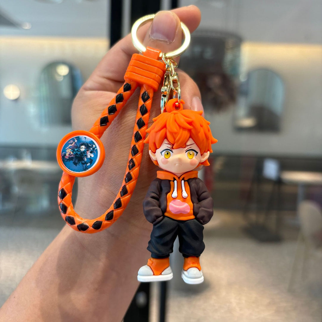 Demon Slayer: Kimetsu no Yaiba characters dress-up keychain