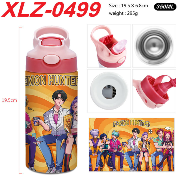 KDH K-pop inspired Stainless steel thermos Cups students Tumblers-350ml